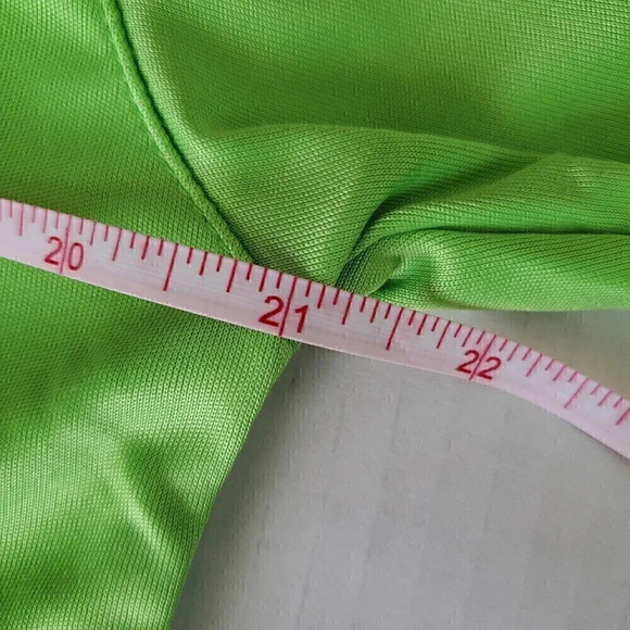 Men's RUSSELL ATHLETIC Neon Green NWT NEW SZ MT Medium Tall Long-Torso Big - Picture 6 of 6